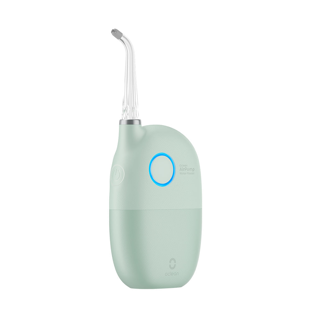 Oclean Kabellose Munddusche A10 – IPX7 wasserdicht, Akku – 45 ml, 2 Düsen – Grün