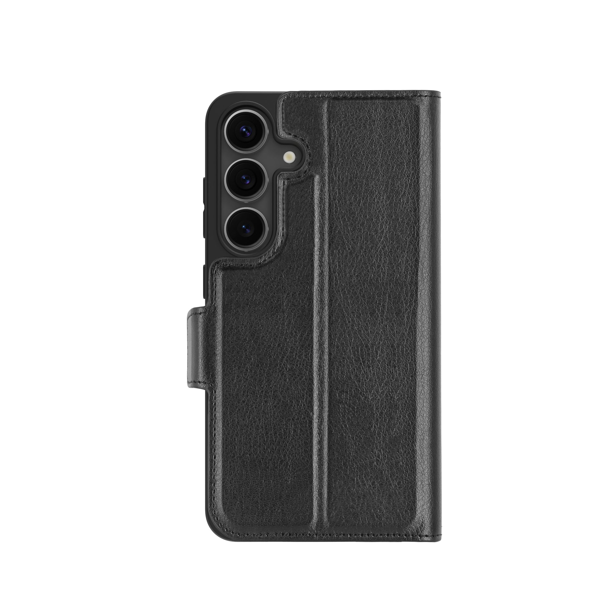dbramante1928 Bergen Pro – Wallethülle – für Samsung Galaxy S25, 3 Kartenfächer, PU+Kunststoff, Schwarz