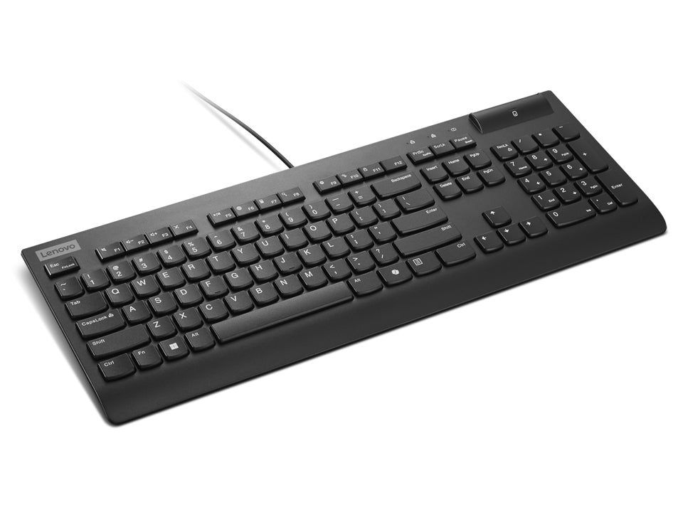 Lenovo Smartcard Wired II – Tastatur – kabelgebunden, USB – mit Smartcard-Leser – QWERTZ (DE) – schwarz