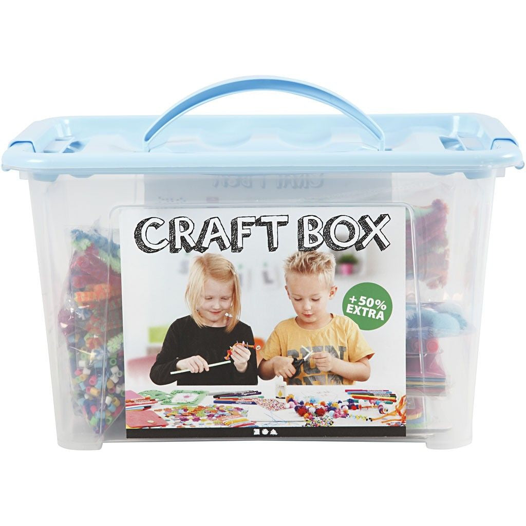Creativ Company Bastel-Box – Bastelset – 14-teilig – Filz, mehrfarbig – ab 6 Jahren