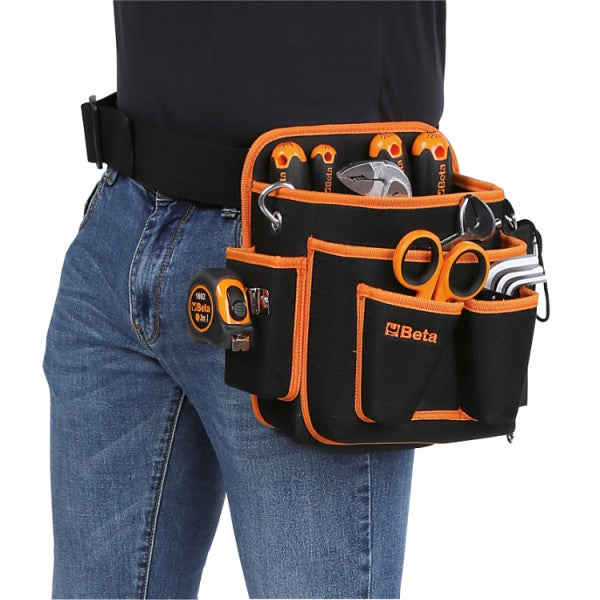 Beta 2005PA/U Gürteltasche – bestückt, 17-teilig, schwarz, Polyester