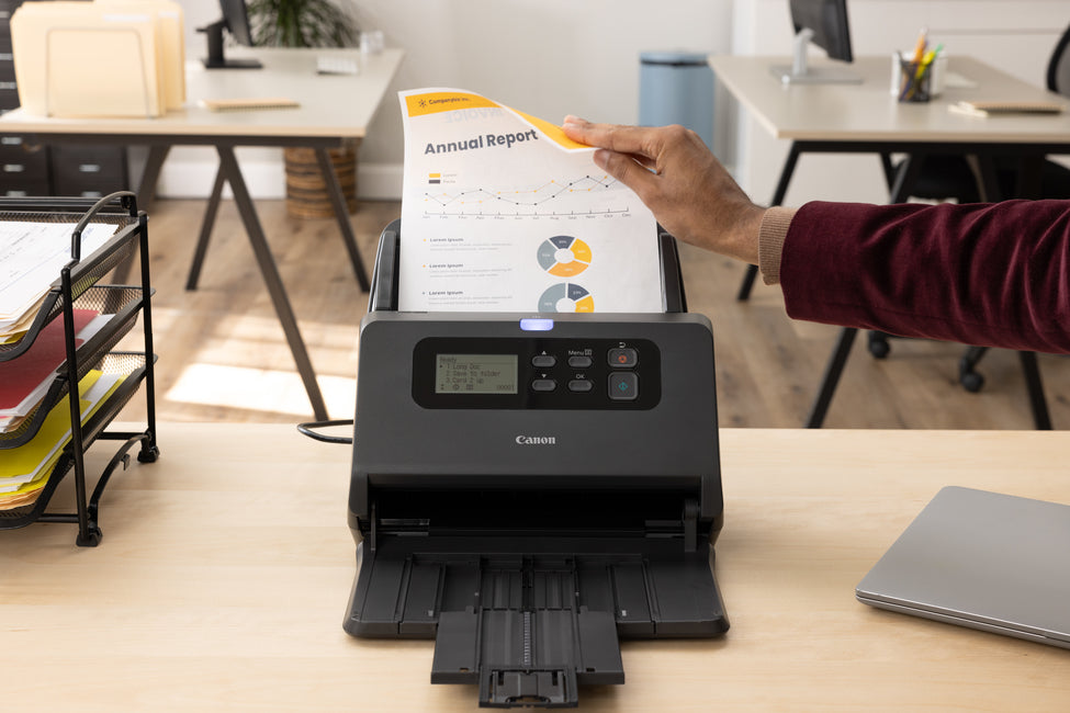 Canon imageFORMULA DR-M260 – Dokumentenscanner, A4, Duplex, 60 ppm, 600 dpi, ADF 80 Blatt, USB, für Windows