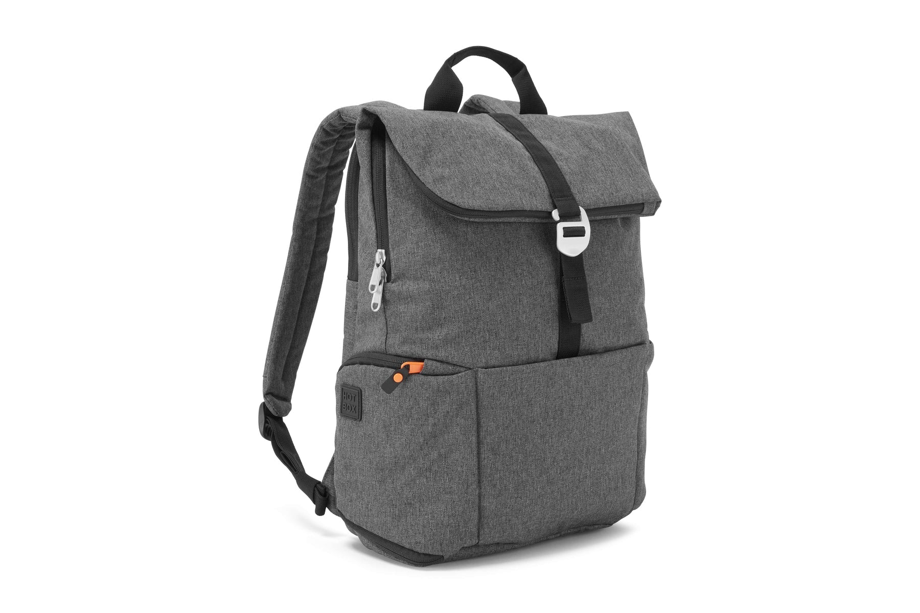 Hotbox Shuttle – Notebook-Rucksack – für 15"-Notebook, Polyester, Grau, aus recyceltem Material