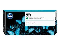HP Tintenpatrone 747, Chromatisches Grün, 300 ml