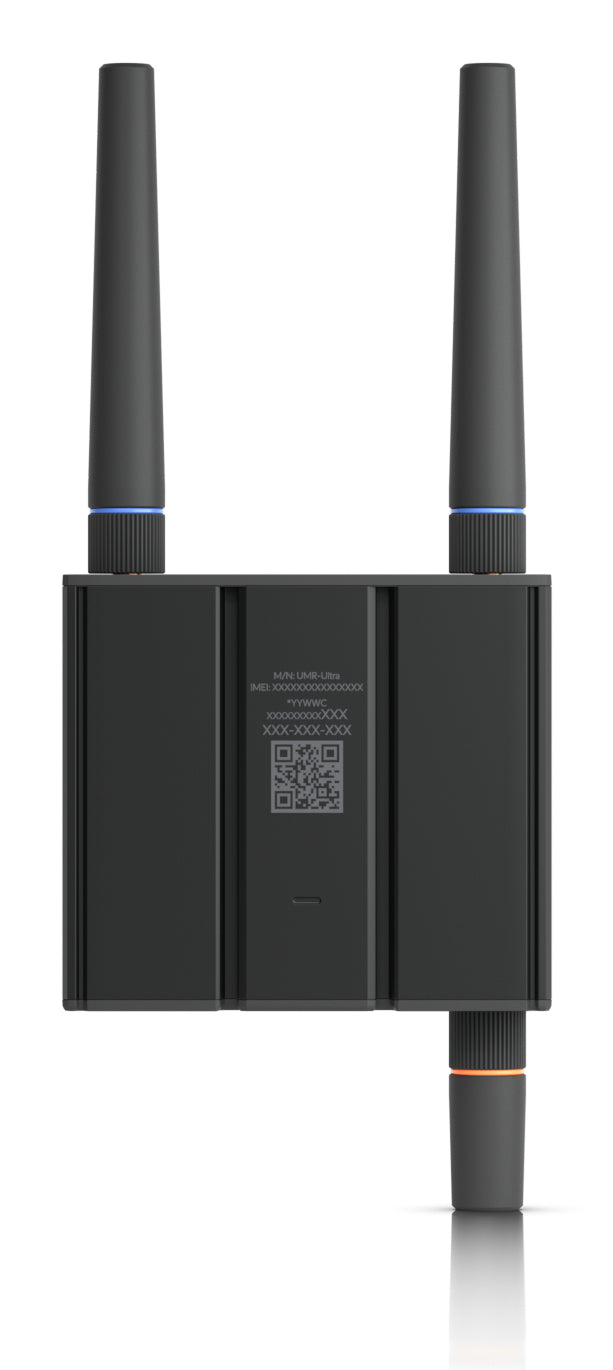 Ubiquiti UMR-Ultra – LTE Router, Wi-Fi 4, 2,4 GHz, 150 Mbit/s, 2× Fast Ethernet, Nano-SIM, Schwarz