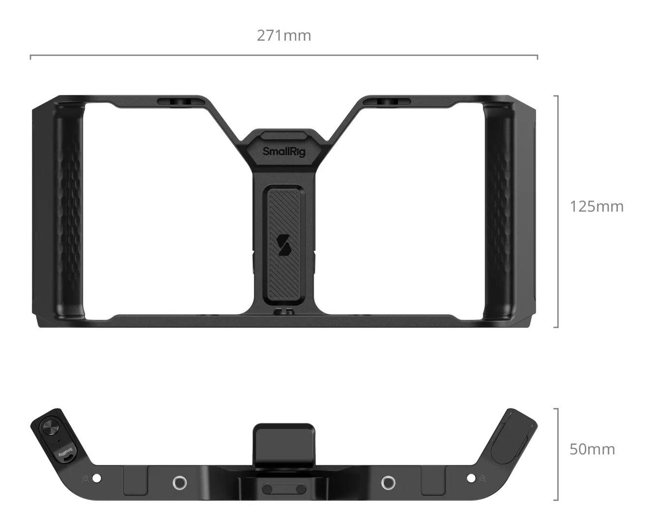 SmallRig Käfig IG-01 IntegraGrip – für Smartphones – Schwarz