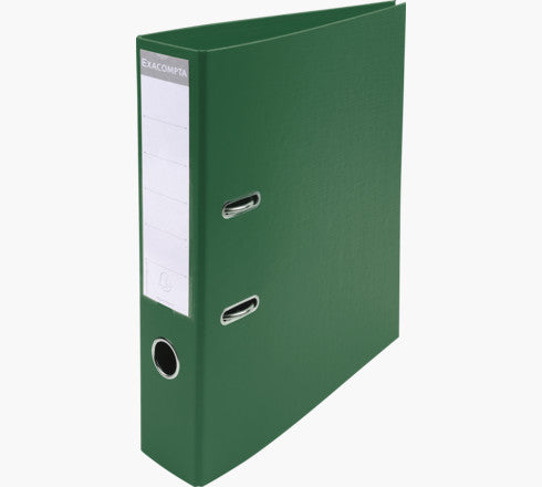 Exacompta Premium Ordner – für A4 – Rückenbreite 7 cm – Dunkelgrün