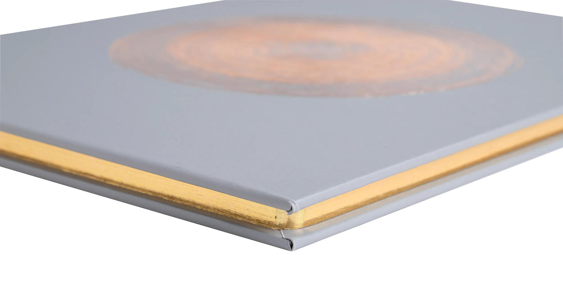 Exacompta Gästebuch Ellipse Unendlichkeit – 100 Seiten – 220 × 270 mm – Hardcover, Gold