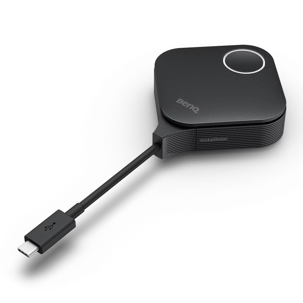 BenQ WDC25 InstaShow – Drahtloses Präsentationssystem – 4K, HDMI, USB-C, Schwarz