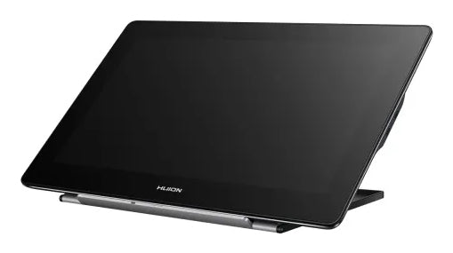 HUION Kamvas Pro 16 Plus 4K GT1562 Stiftdisplay, 15,6", Stift + Touch, Grau, für Windows, macOS, Linux
