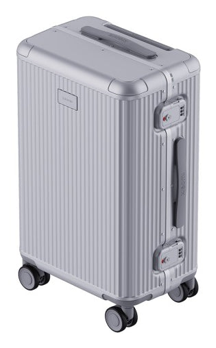 Xiaomi Trolley Handgepäck – 35 l, Hartschale PC, 4 Rollen, mit TSA, Silber, 37,5 × 51 × 23 cm