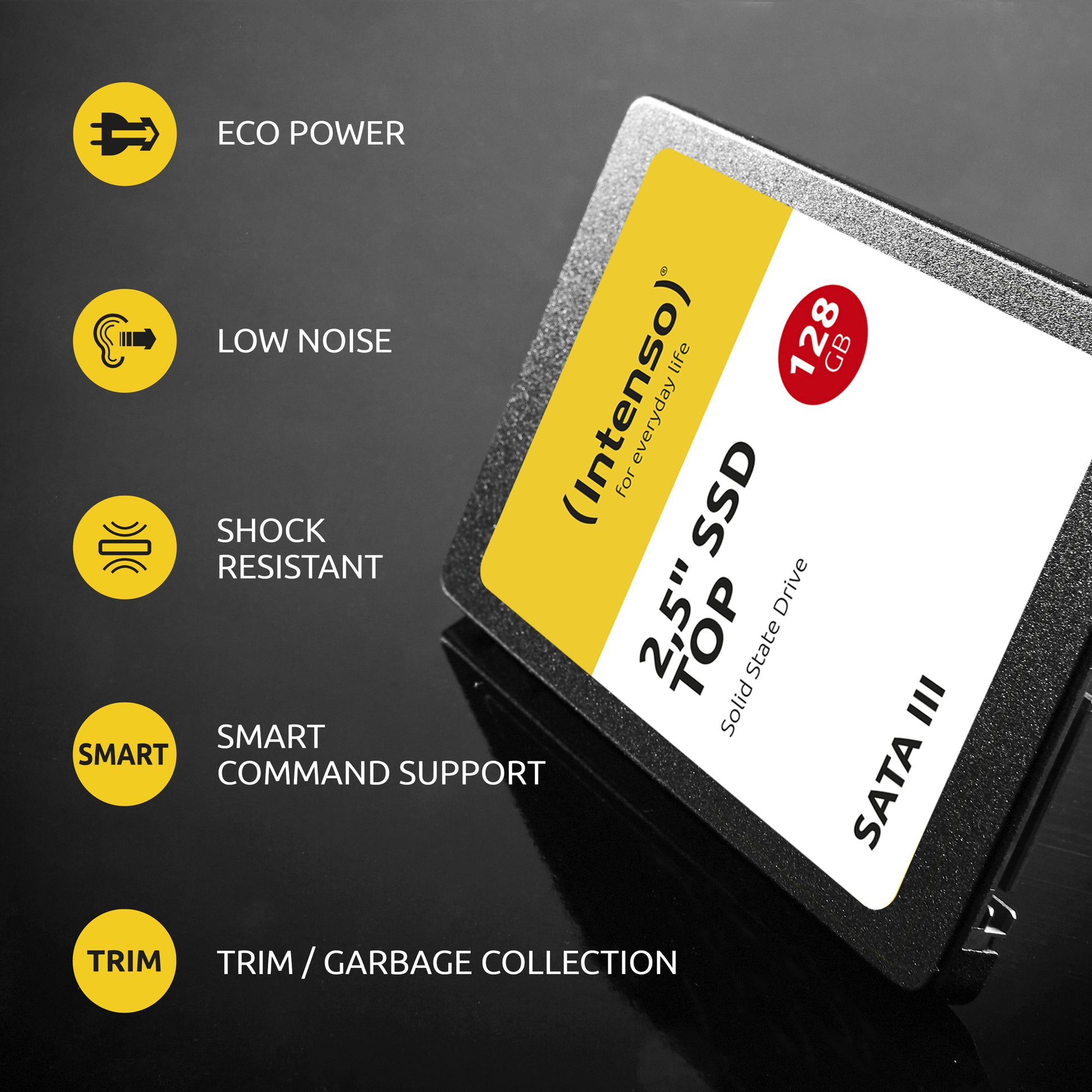 Intenso SSD Top 2×128 GB 3812432 – 2,5" SATA III – für PC/Laptop