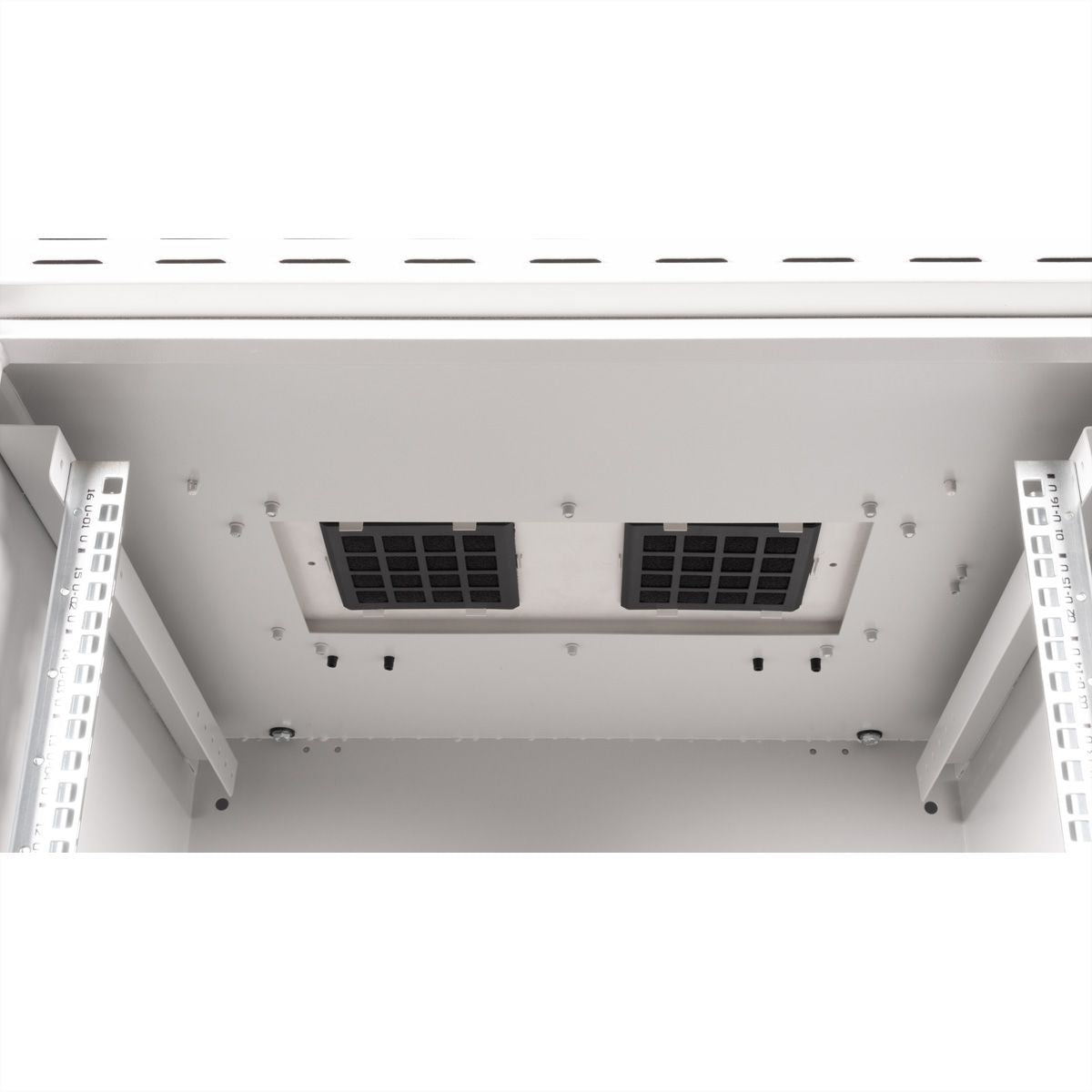 ROLINE Pro – 19" Wandverteiler 16U, IP55, abschliessbar, 600 × 600 × 891 mm, lichtgrau, Stahl