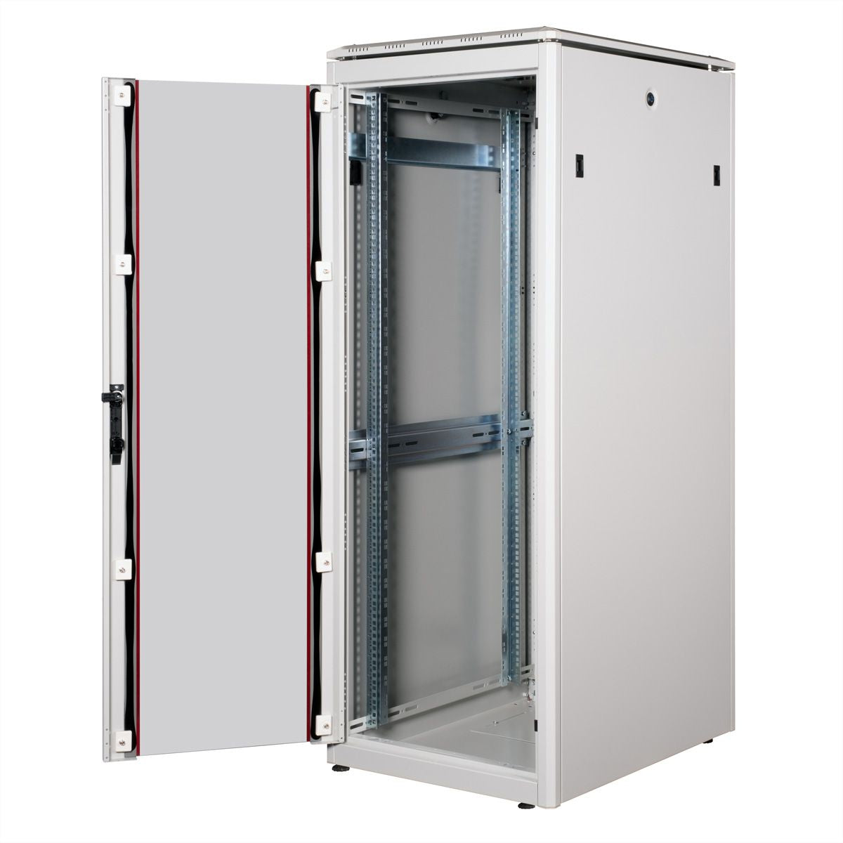 ROLINE Pro – 19" Netzwerkschrank 32U, IP20, abschliessbar, 600 × 800 × 1609 mm, grau, Stahl