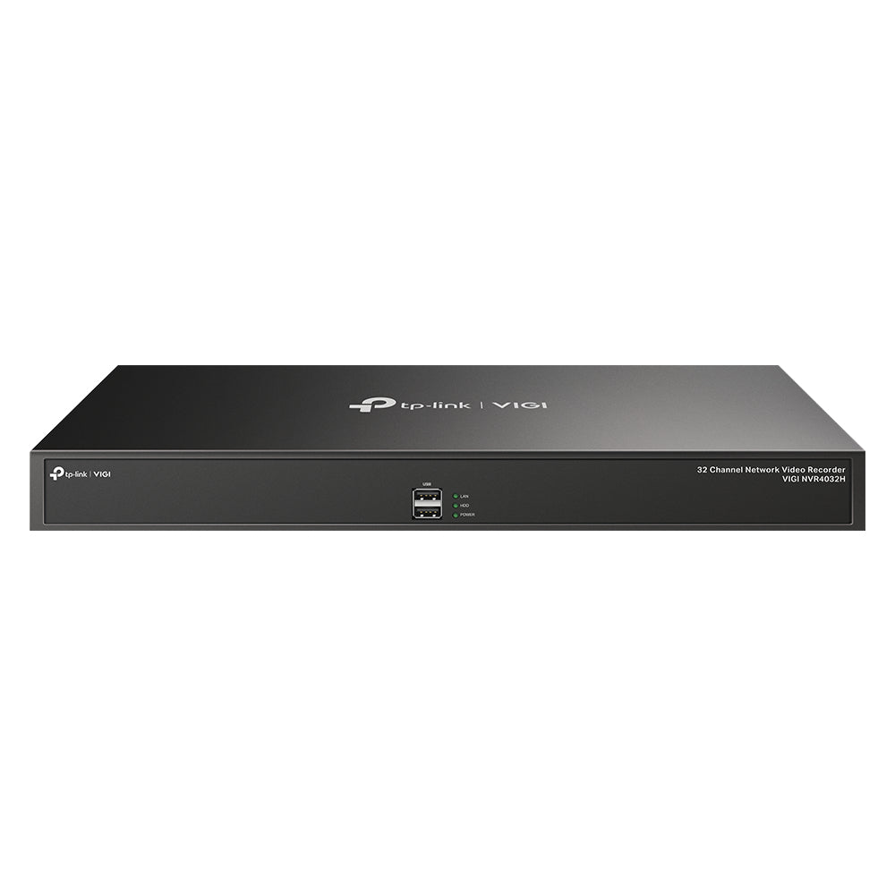 TP-Link VIGI 32 Kanal Netzwerk-Video-Recorder – 32 Kanäle, 4K, PoE, Schwarz
