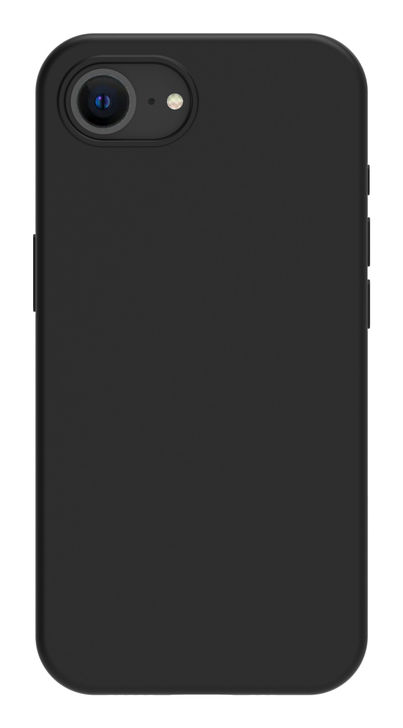 dbramante1928 Monaco MS Backcover – für Apple iPhone 17e/16e, MagSafe, Silikon+Kunststoff, Night Black