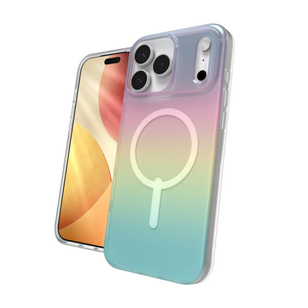 ZAGG Milan Snap Backcover – für Apple iPhone 17 Pro Max, Mehrfarbig, Zion Iridescent, bis 4 m sturzsicher