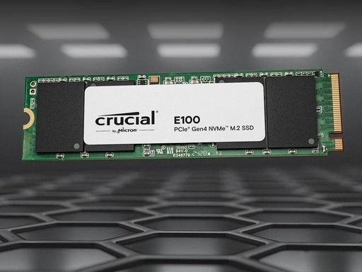 Crucial E100 1 TB – M.2 2280 NVMe PCIe 4.0 x4 – 7200 MB/s Lesen, 5700 MB/s Schreiben