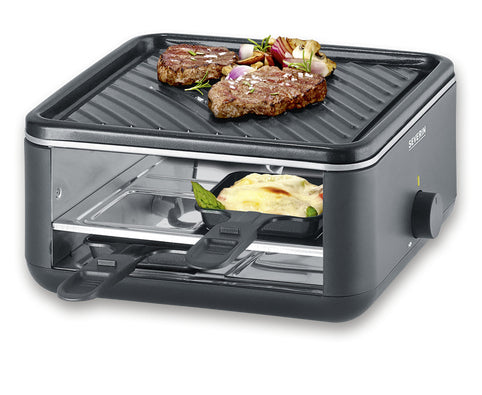 Severin Raclette RG 2360 – 4 Personen, Keramik-Grillplatte, 800 W – schwarz