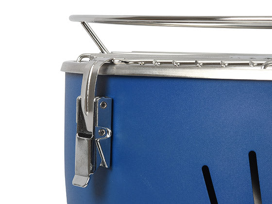BBQ Dragon Grill Monterey Blue – Grillfläche 34 cm, Holzkohle, Tisch – blau