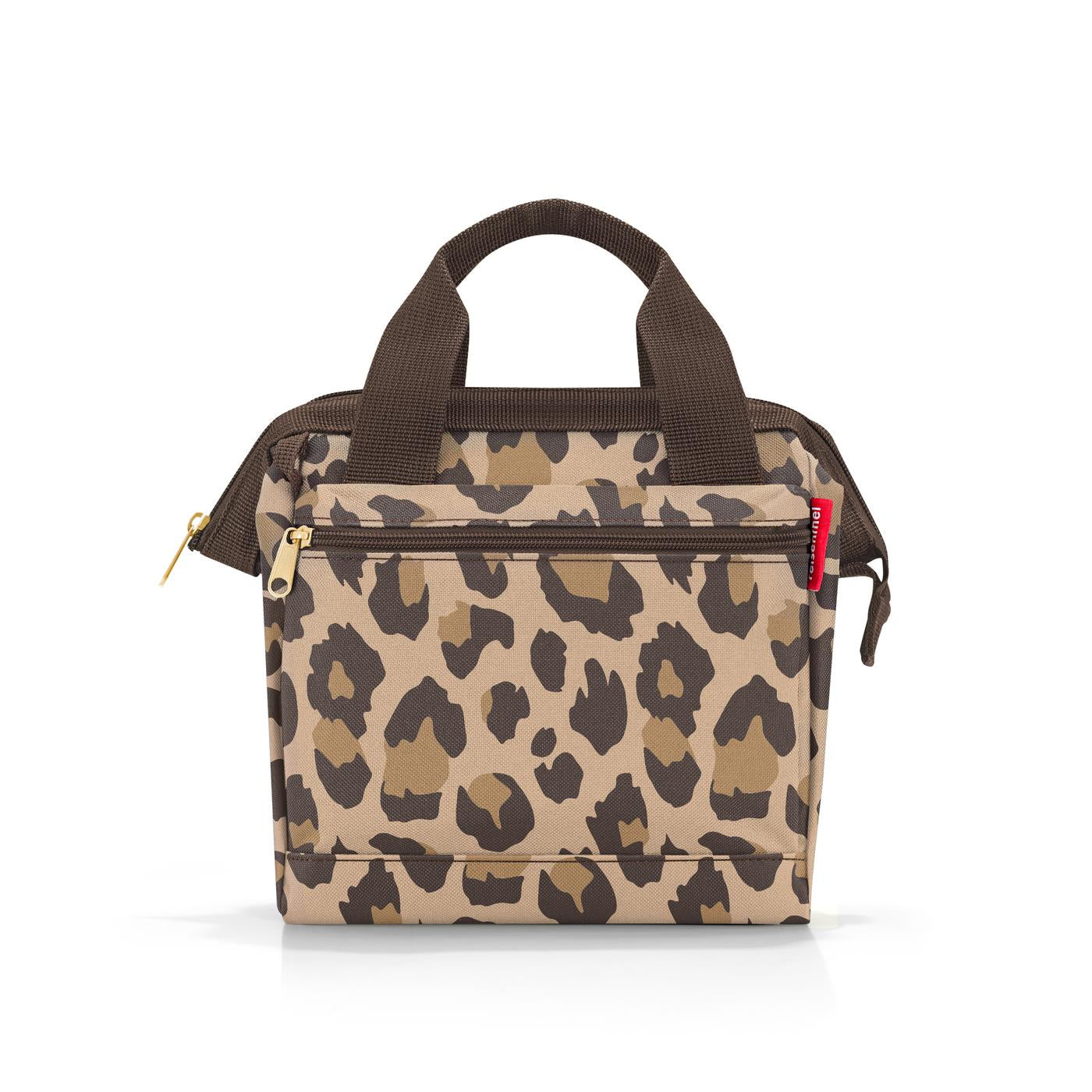 Reisenthel Umhängetasche Allrounder Cross – 4 l, Polyester, Leo Macchiato, 22 × 24 × 13 cm