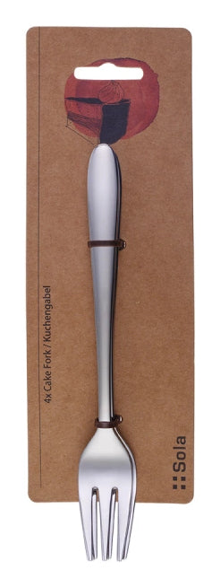 Sola Kuchengabel – 4er-Set, 16,7 cm, Edelstahl 18/10, spülmaschinenfest