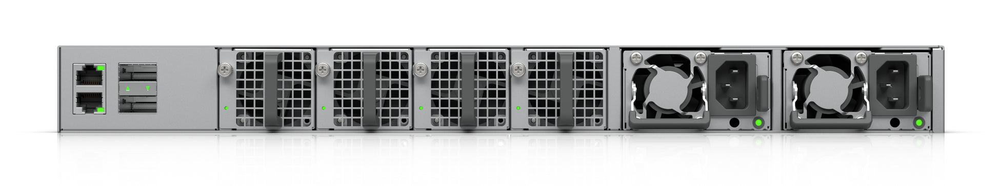 Ubiquiti Managed L2/L3 Switch – 48× RJ‑45 (32× 2,5G, 16× 10G), 4× SFP28, 2× QSFP28, PoE++, 19"