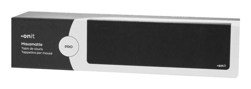ONIT Mausmatte Pro – Mauspad – 780 × 300 × 3 mm, Textil, Schwarz