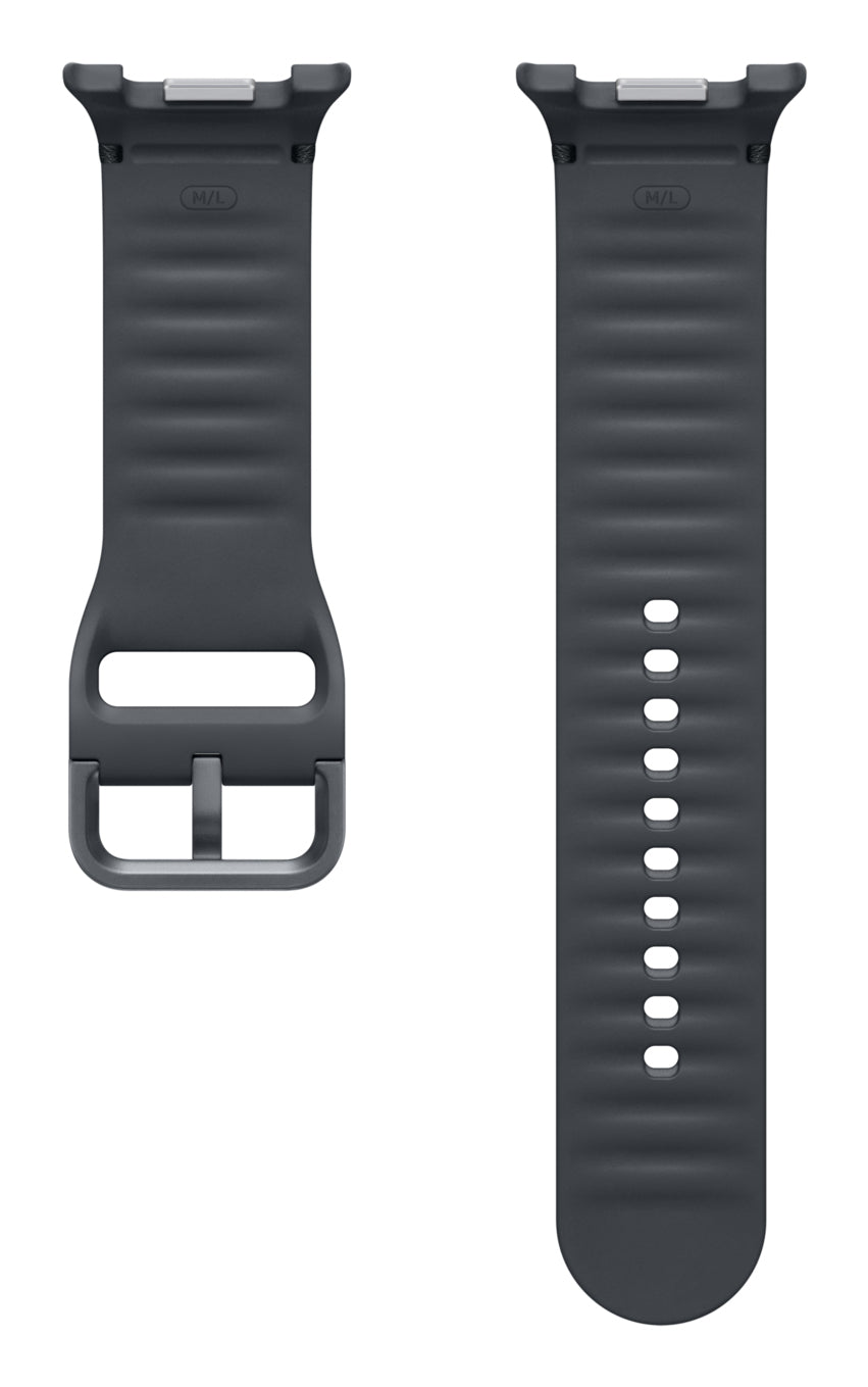 Samsung Sportarmband Graphit, M/L, für Galaxy Watch8, Watch8 Classic