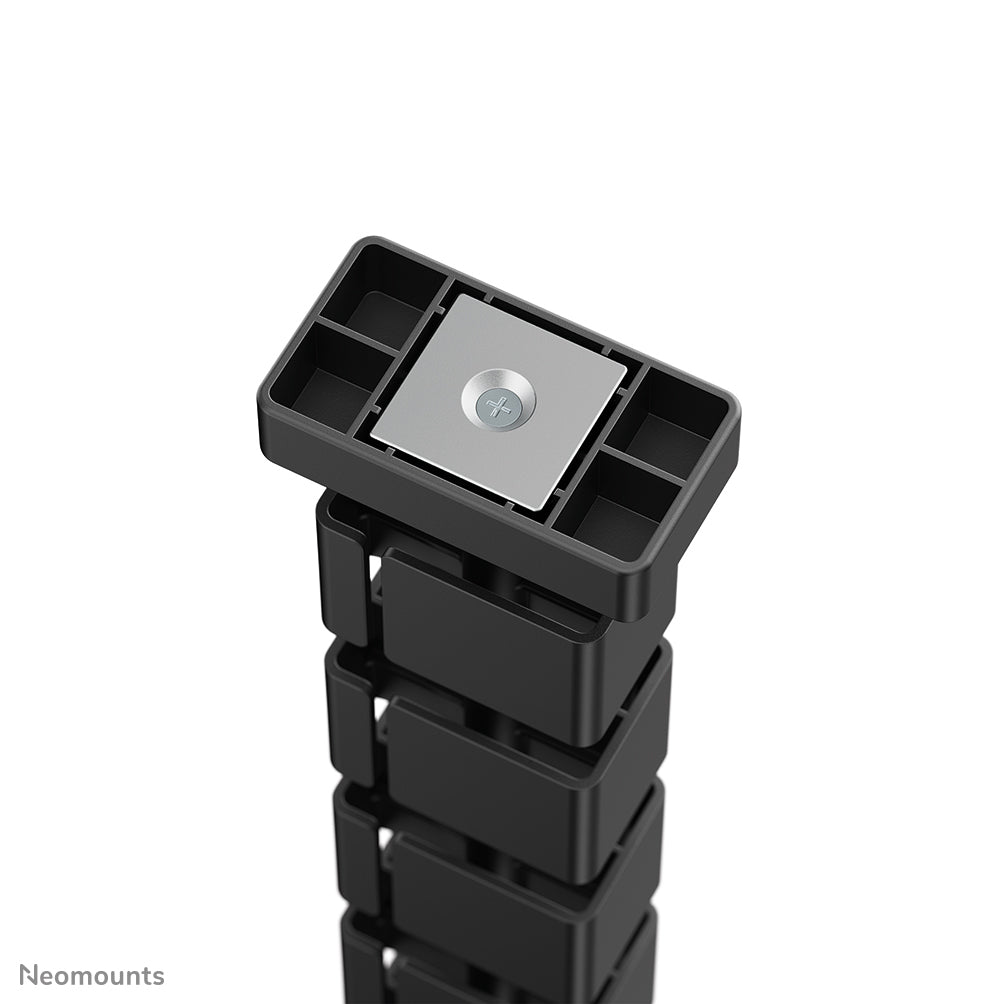 Neomounts ADS06-132BL – Kabelführung, höhenverstellbar, 130 × 99,4 × 3,2 cm, Kunststoff, Schwarz