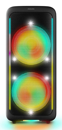 Philips TAX5000E/10 – Party-Lautsprecher – 100 W, 14 h Akku, LED, Bluetooth 5.4, IPX4, Schwarz