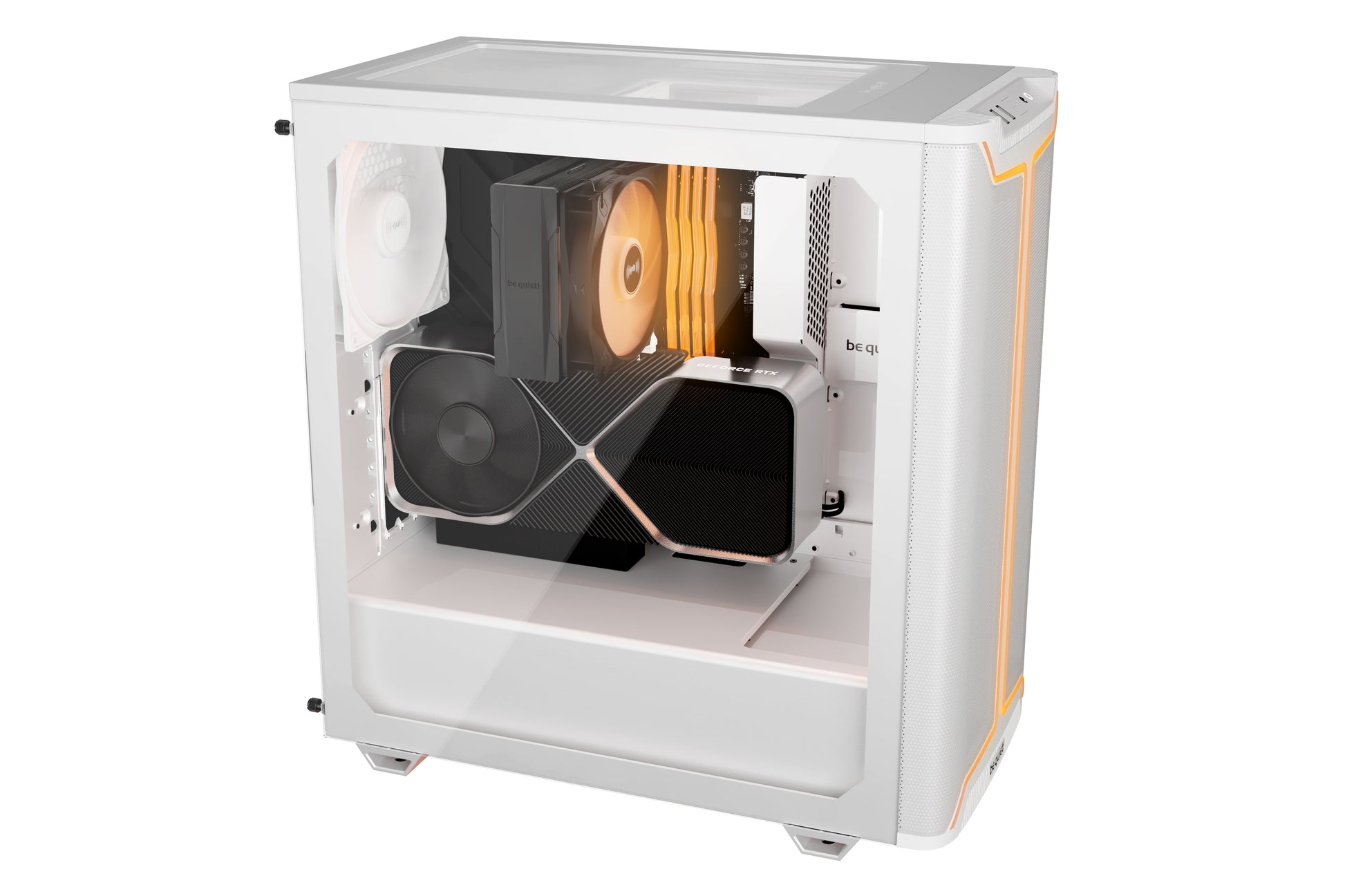 be quiet! be quiet Pure Base 501 DX – PC-Gehäuse – Midi-Tower, Weiss, ATX/micro ATX/Mini-ATX, 2×3,5", 5×2,5", 36,8 cm