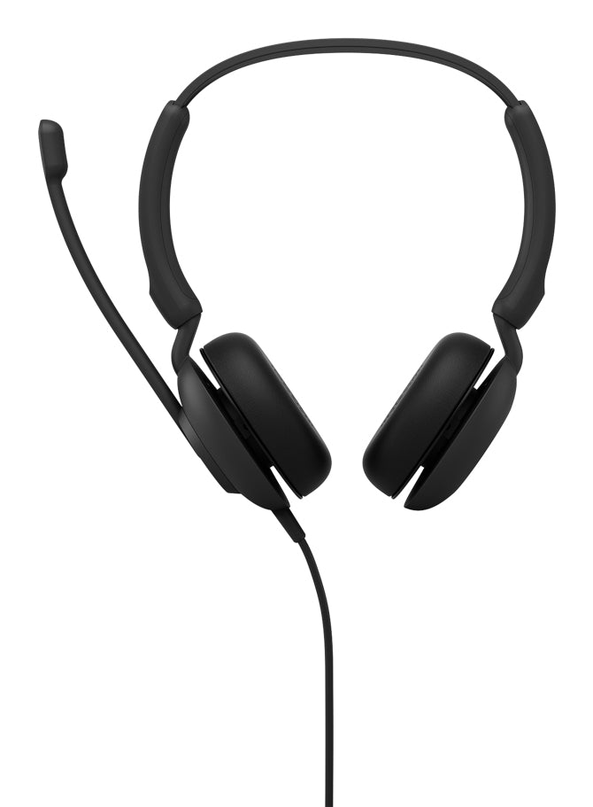 Jabra Evolve 10 Stereo – Duo Headset – USB‑A, Stereo, Kunstleder-Polster – Schwarz