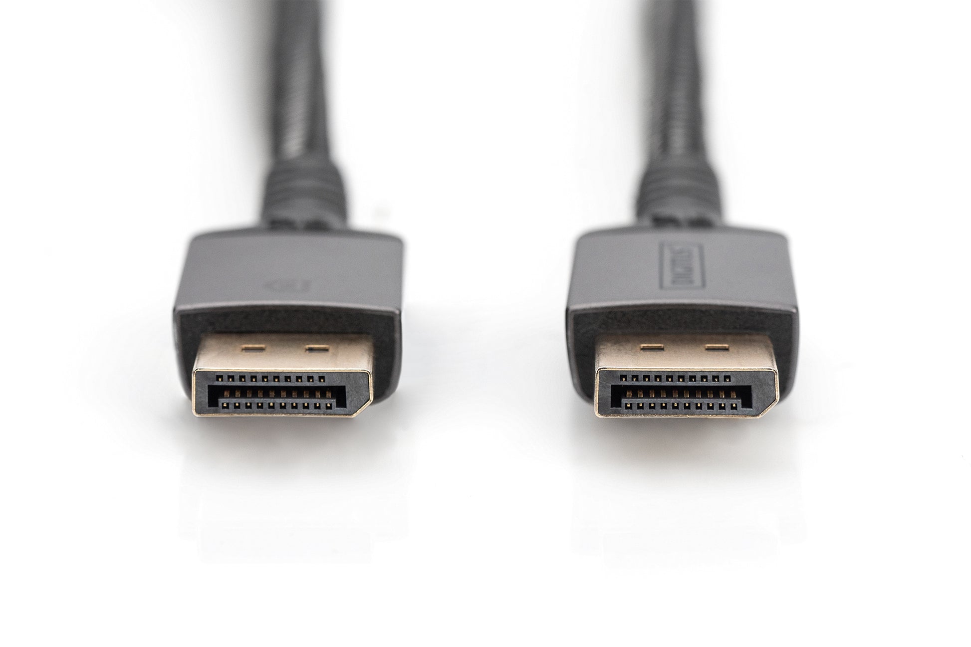 Digitus DisplayPort-zu-DisplayPort-Kabel – 2 m, DisplayPort 1.4, 8K (7680×4320), rund, schwarz