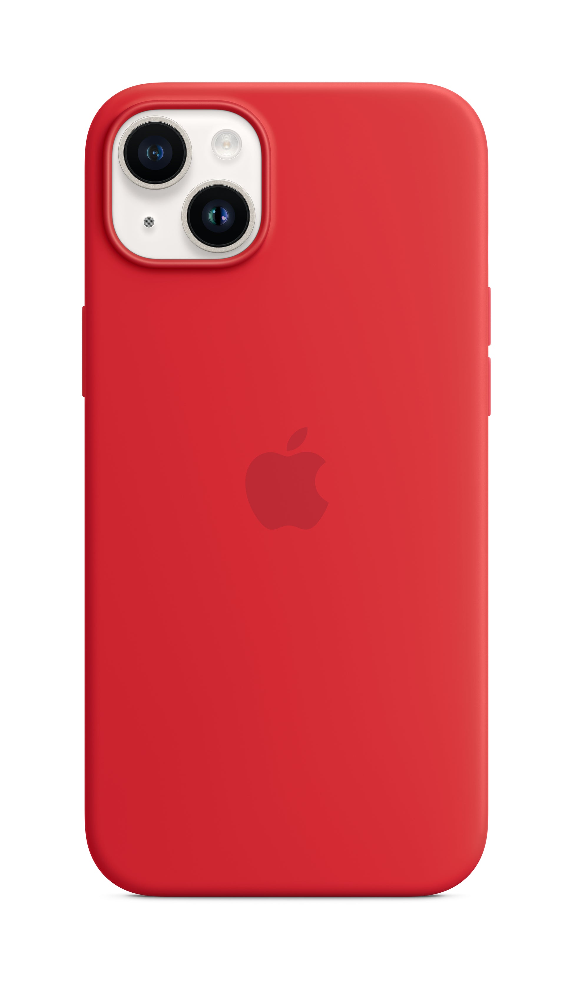 Apple Backcover – für Apple iPhone 14 Plus, MagSafe, Mikrofaser+Silikon, (PRODUCT)RED
