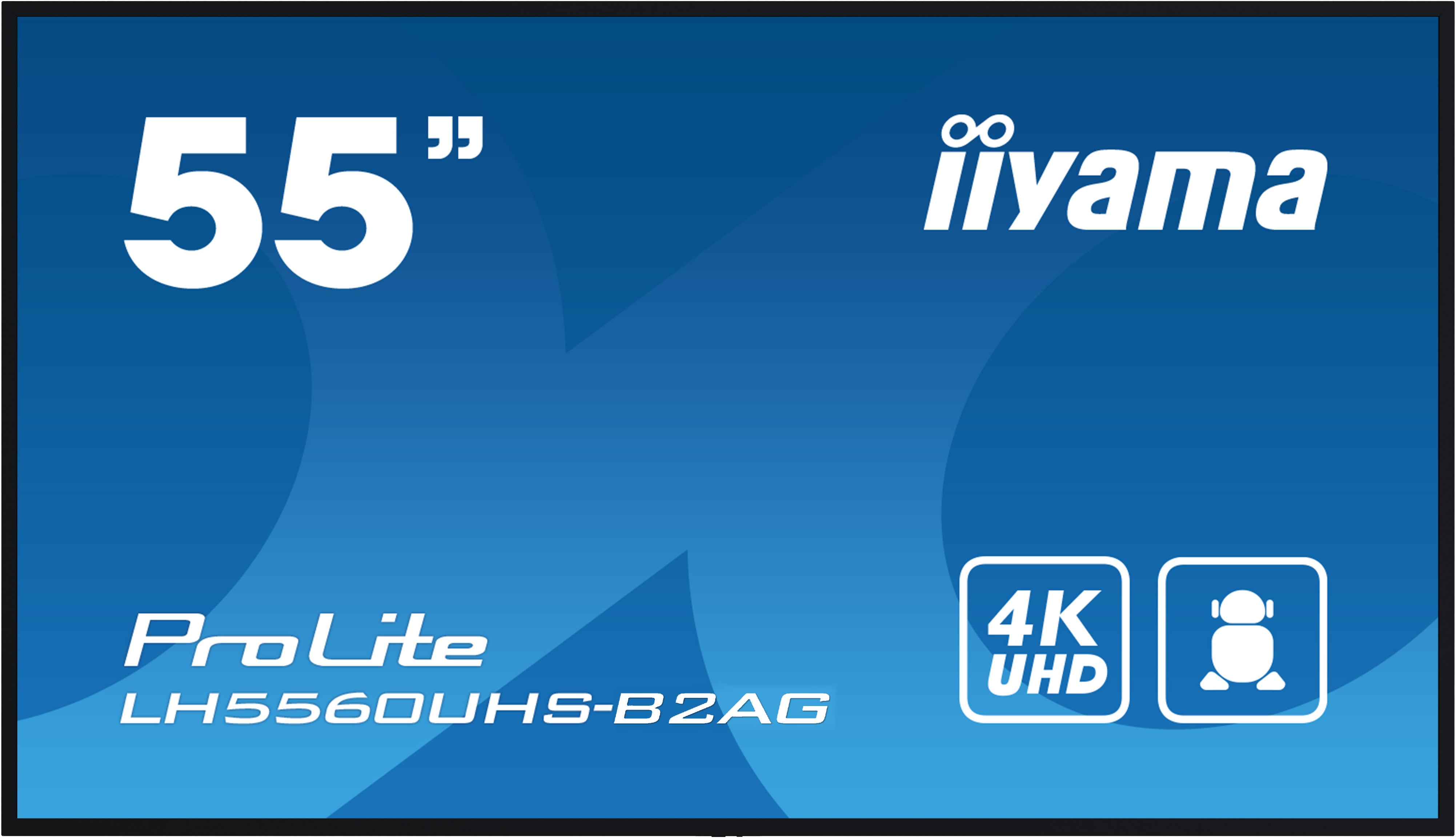 iiyama Signage-Display, 55", Ultra HD 4K, 500 cd/m², VA-Panel