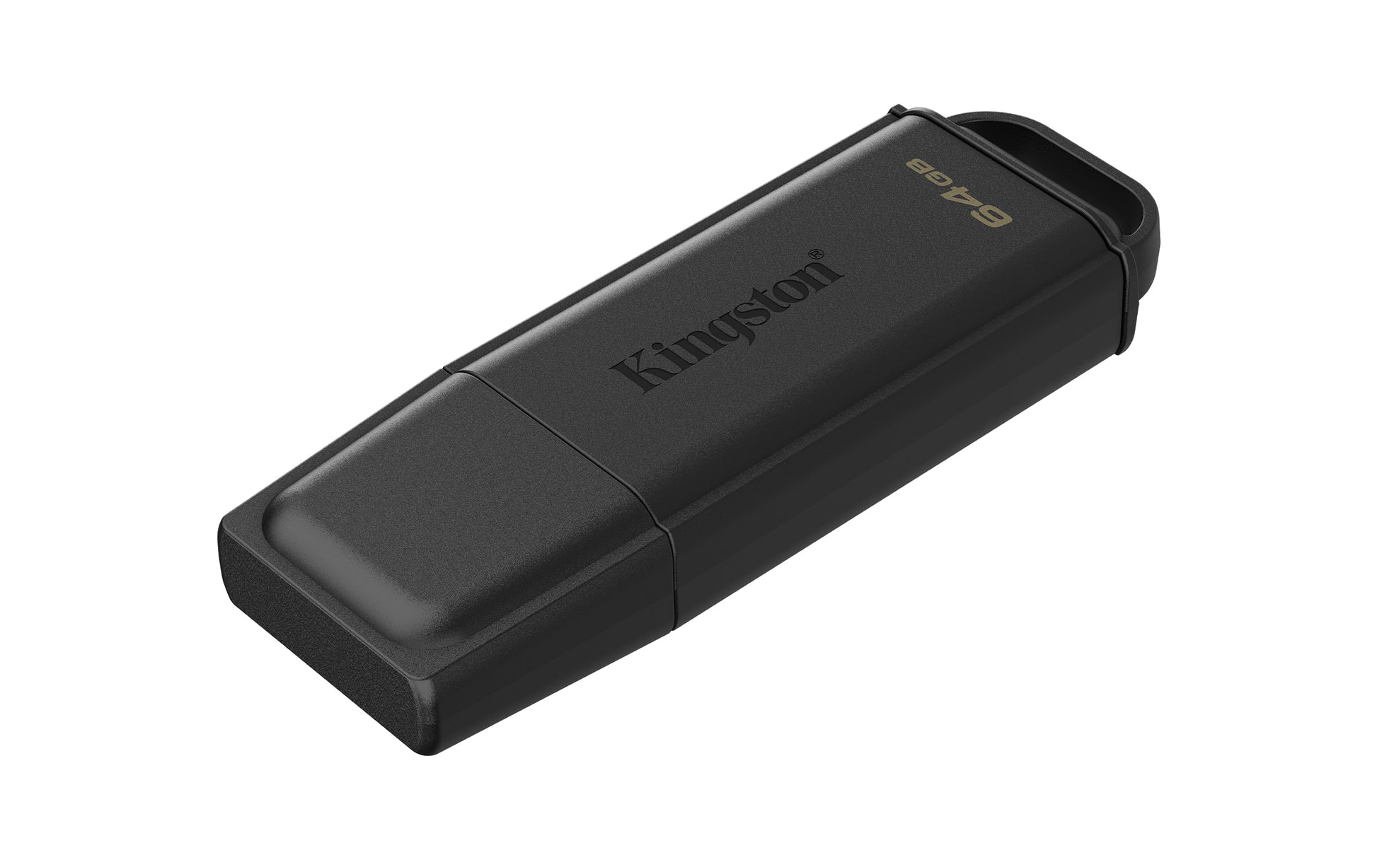 Kingston Technology Kingston DataTraveler – 64 GB, USB 3.2 Gen 1 (USB Typ-A), Kappe, Schwarz, Schlüsselanhänger