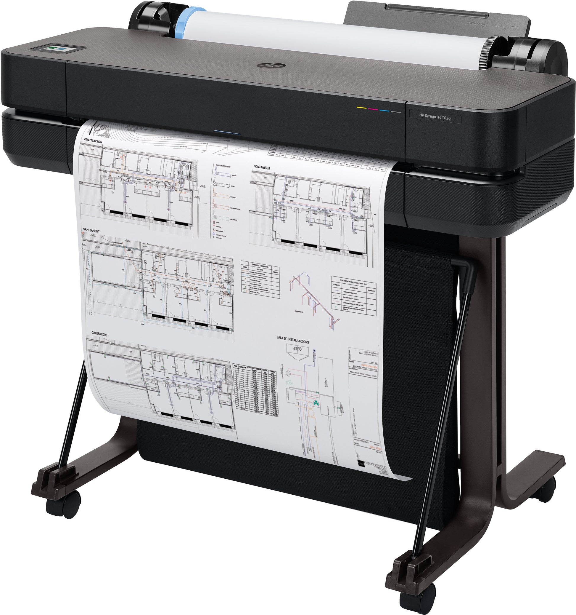 HP Drucker – Designjet T630, 24-Zoll, 2400 × 1200 DPI