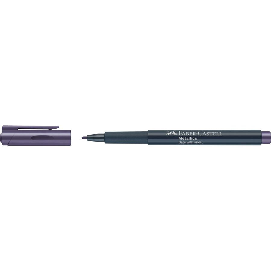Faber-Castell Non-Permanent-Marker – Rundspitze 1,5 mm – Date with Violet – trocken abwischbar