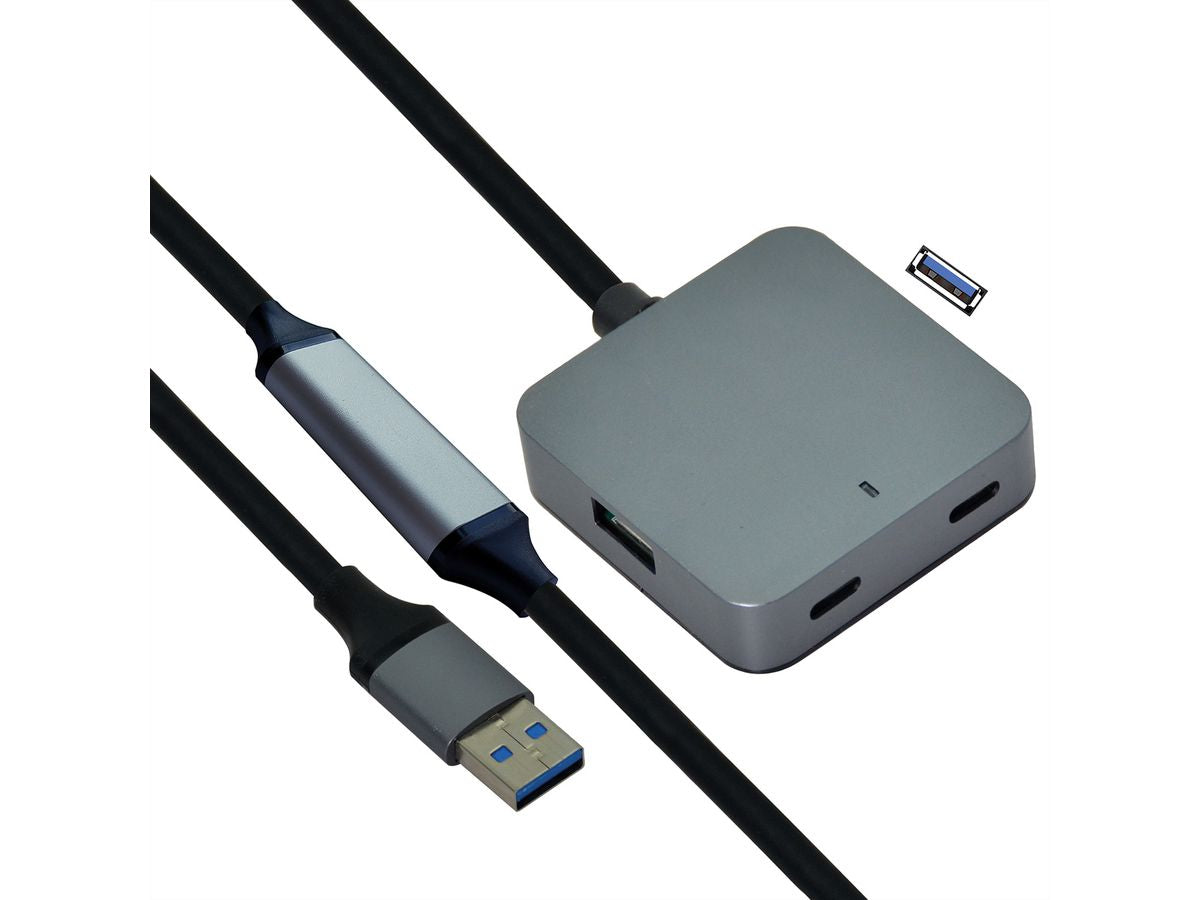 VALUE USB-Hub – USB 3.2 Gen 1, 2× USB-A, 2× USB-C