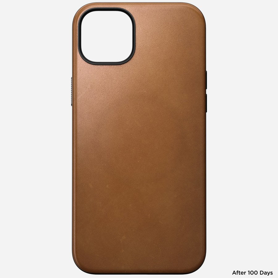 Nomad Backcover – für Apple iPhone 15 Plus, MagSafe, TPU, Rostbraun, bis 3 m Sturzsicher