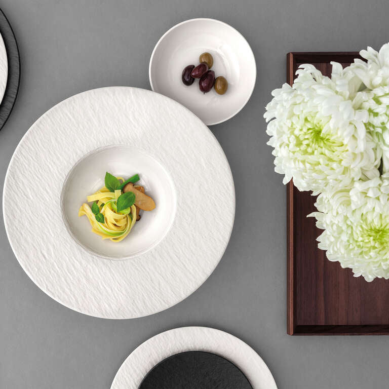 Villeroy & Boch Pastateller – Ø 28 cm, Porzellan, Weiss, spülmaschinenfest, mikrowellengeeignet