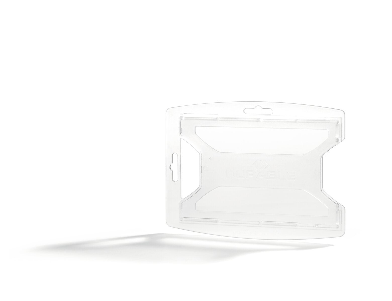 Durable Ausweishalter reXycle – für 85×54 mm Karten – hoch/quer – transparent – Polypropylen (PP)
