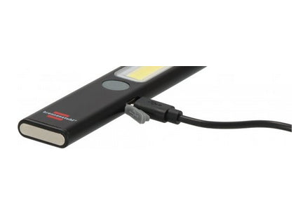 Brennenstuhl Taschenlampe PL – 200 lm, IP20, Akku, USB-C – Schwarz