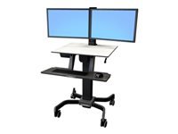 Ergotron WorkFit C Dual Steh-/Sitz-Tisch, höhenverstellbar