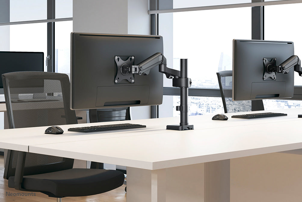 Neomounts DS70 DS70-750BL1 – Monitorarm, 1, bis 27", VESA 100 × 75 mm, 7 kg, neigbar, schwarz