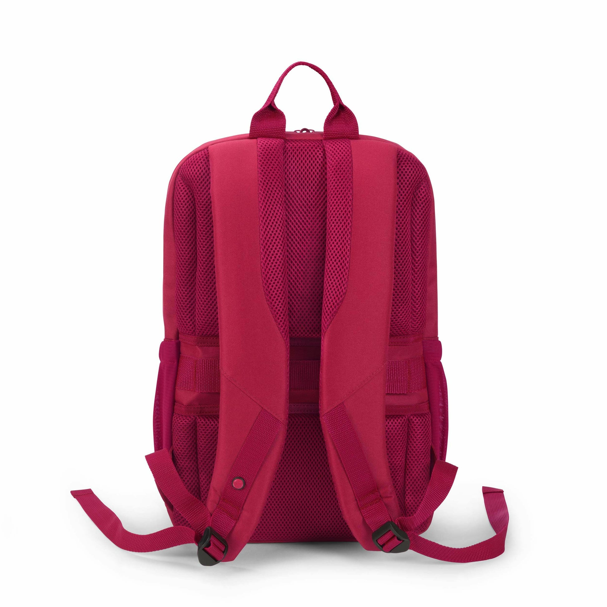 DICOTA Notebook-Rucksack ECO SCALE – 19,5 l, mit Tablet-Fach, rPET-Polyester – Rot, 295 × 450 × 170 mm