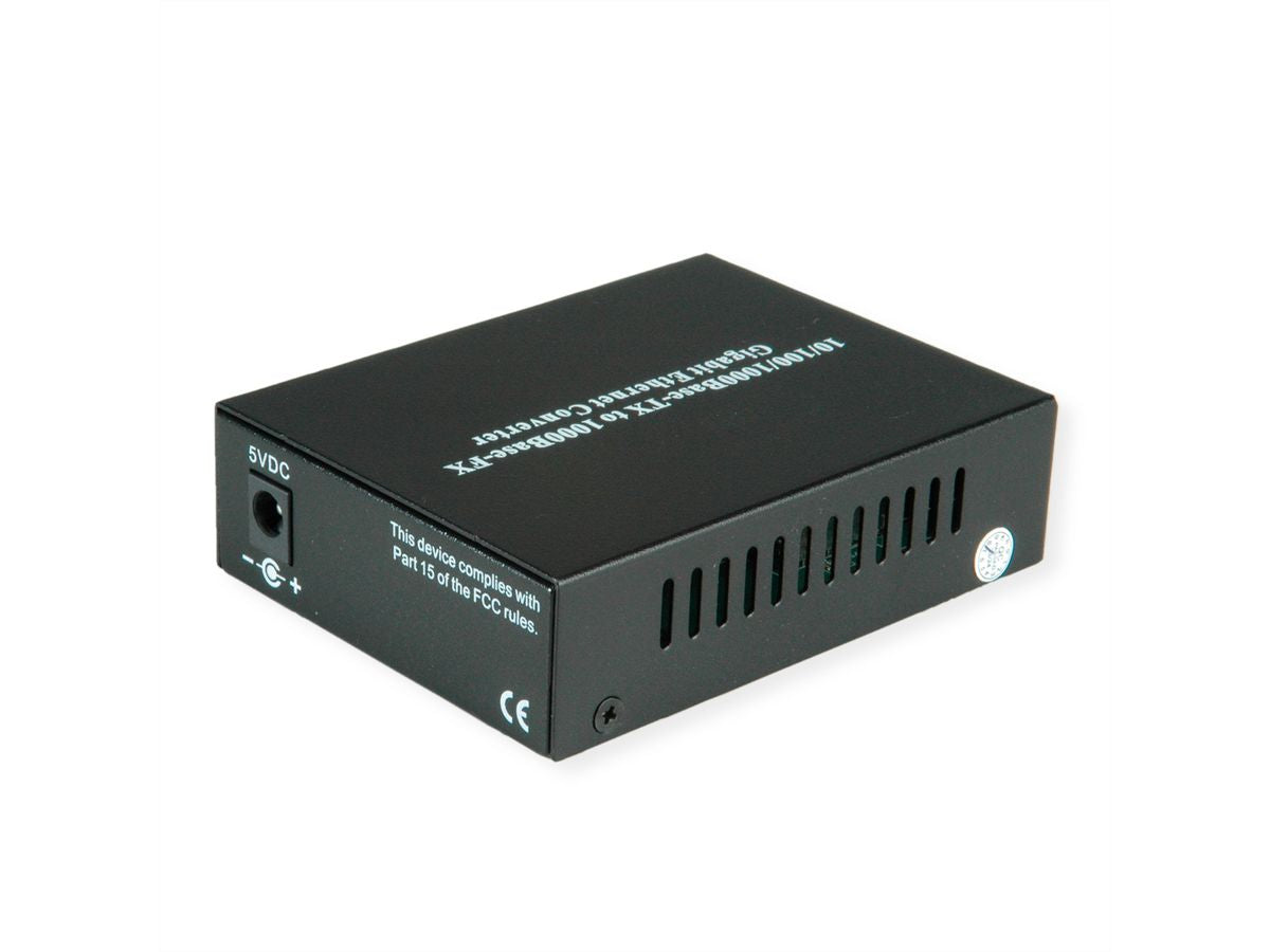 VALUE Medienkonverter LC zu RJ-45 – 1 Gbit/s (SFP, Single-/Multimode), 1× RJ-45 – für Gigabit-Ethernet