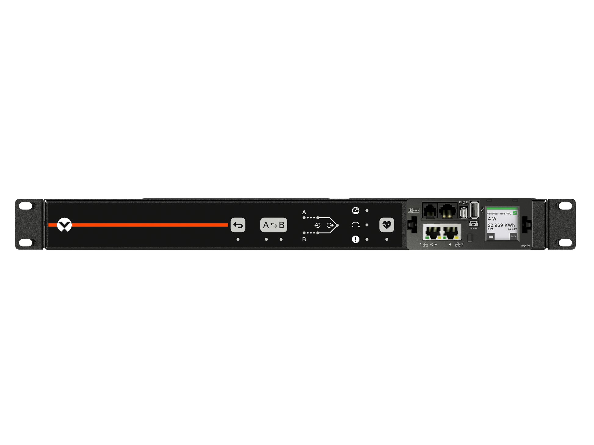 Vertiv V.POWERIT RTS – Rack-PDU Überwacht, Einphasig, 12× IEC (C13/C19), 20 A, Stecker IEC C20, 3,6 kW