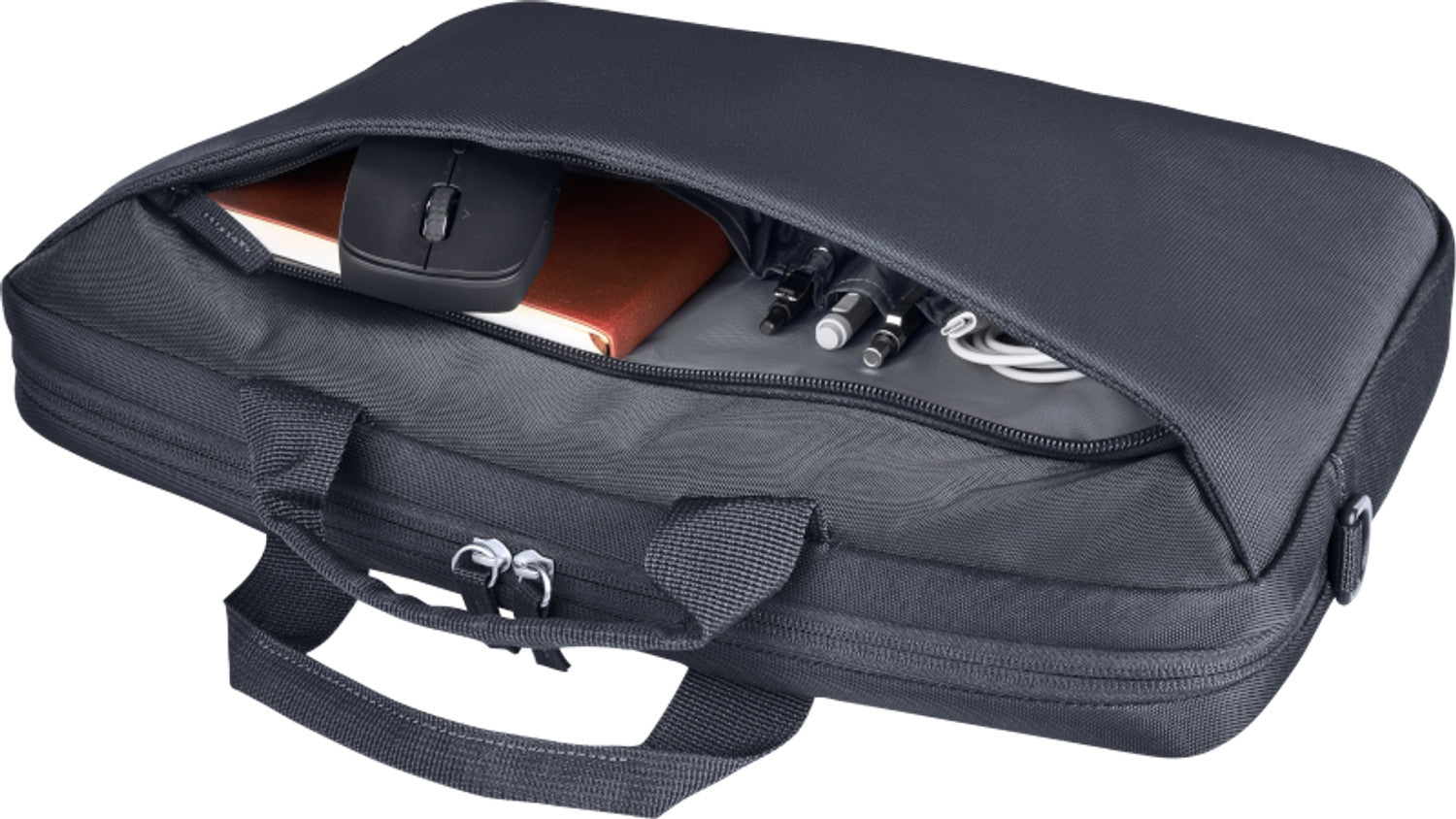 HP Notebook-Tasche für Laptops bis 14,1" – abnehmbarer Schultergurt, wasserfest – Odyssey Grau